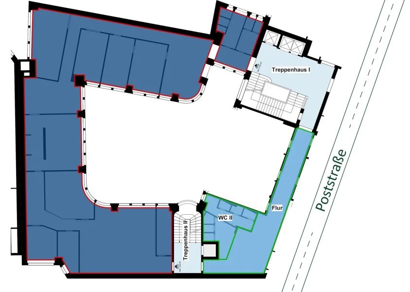 1. Obergeschoss mit ca. 433 m²