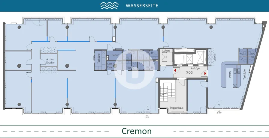 3. Obergeschoss mit ca. 652 m²