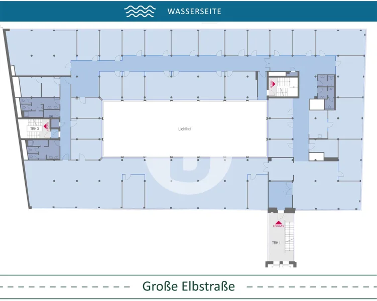 7. Obergeschoss mit ca. 1.334 m²