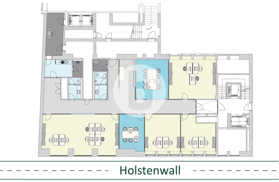 Johannes-Brahms-Platz 1 - Hochparterre mit ca. 362 m²