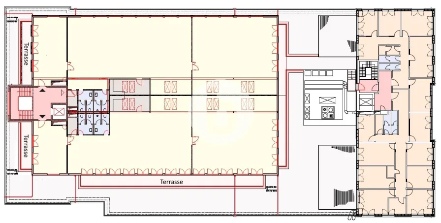 Haus 26 - Staffelgeschoss mit ca. 1.256 m²