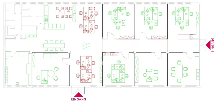 Kontor 2 - 2. Obergeschoss mit ca. 424 m²