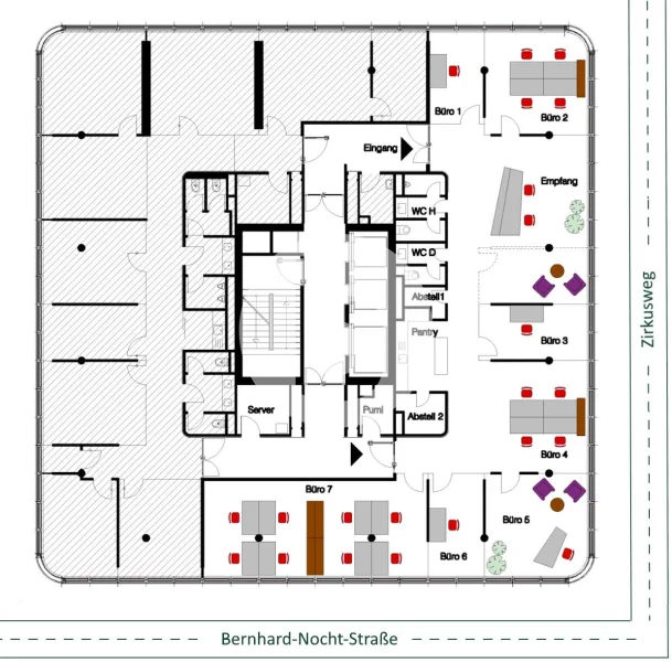 10. Obergeschoss mit ca. 324 m²