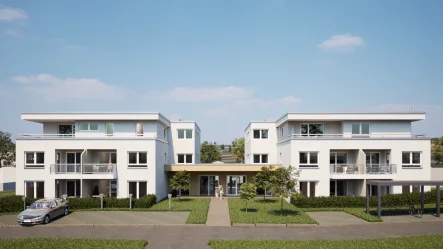 Eingang - Wohnung kaufen in Herrenberg - Helle, barrierefreie 2-Zi-Wohnung, großer Garten & Terrasse