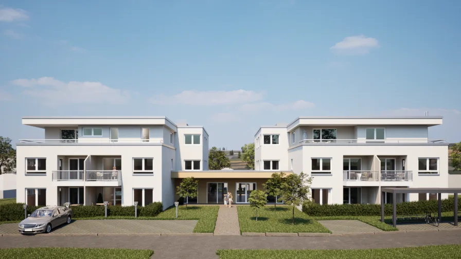 Eingang - Wohnung kaufen in Herrenberg - Betreutes Wohnen: Schöne 2-Zimmerwohnung mit Ostterrasse und kleinem Gartenanteil