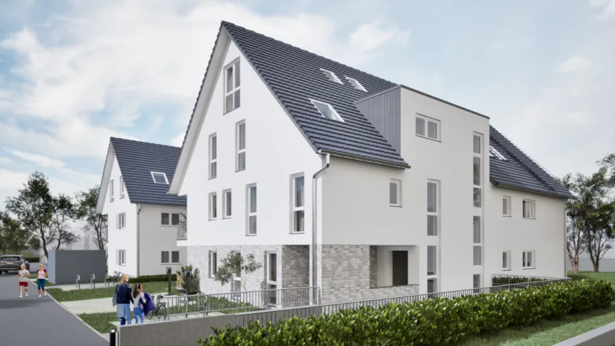 Haus 1 - Nord-Ost - Wohnung kaufen in Herrenberg - Kapitalanlage: 2-Zi-Wohnung mit Südterrasse & Garten