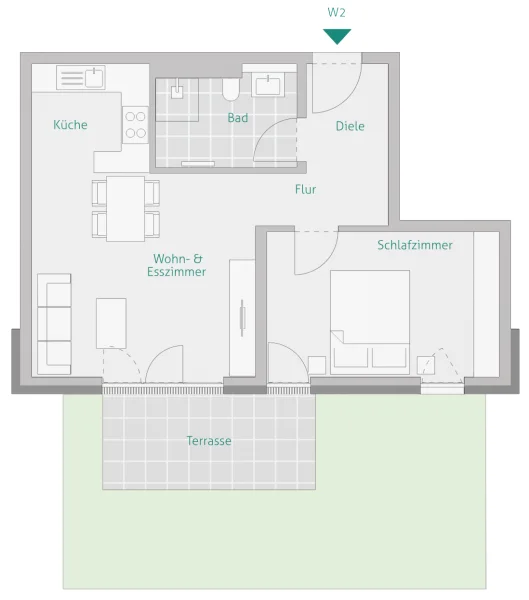 Wohnung 2 - Haus 1