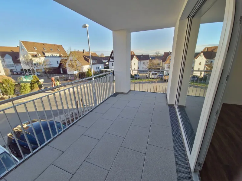 Balkon - Wohnung mieten in Gärtringen - Seniorengerechte, topmoderne Wohnung mit Betreuung & Service – Ideal für mehr Sicherheit im Alltag!