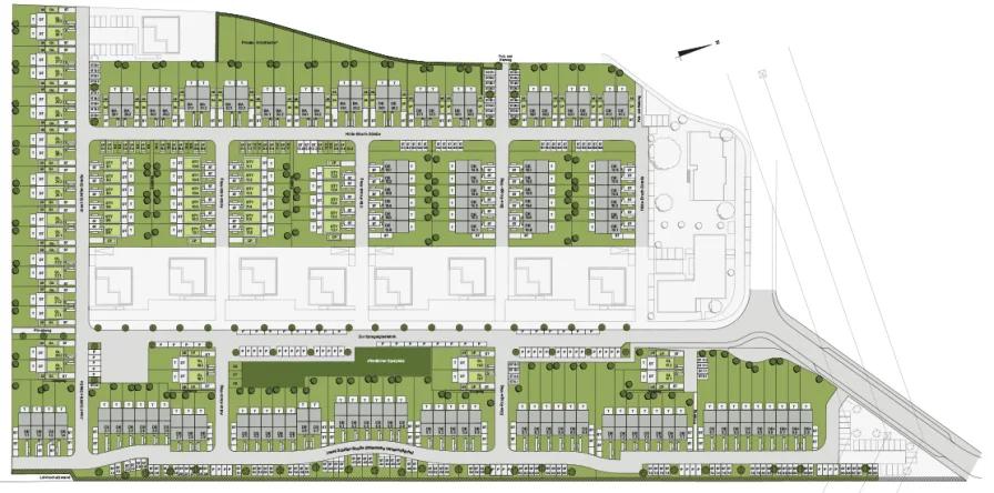 Lageplan Baugebiet