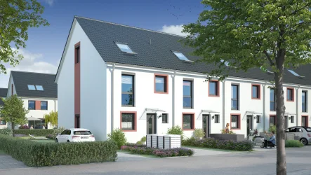 Reihenhäuser Delight - Haus kaufen in Ratingen - Energieeffizientes Reihenhaus mit Süd-West-Terrasse in der Nähe des Grünen Sees