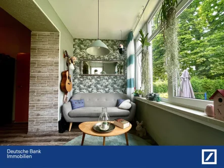 Wintergarten - Wohnung kaufen in Essen - Love Your Home - gemütliches Interior Design mit Loggia, Terrasse und Garten 