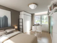 Schlafzimmer KI visualisiert