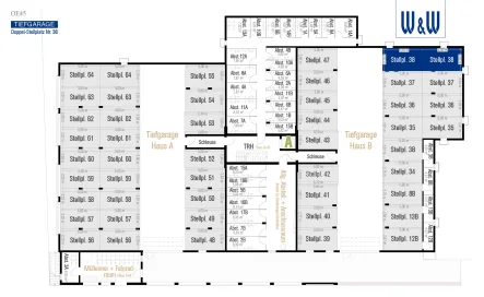  - Garage/Stellplatz kaufen in Öhringen - Doppel-TG-Stellplatz Nr. 38 ZUM KAUF in ÖHRINGEN