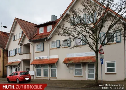 Wohn- und Geschäftshaus - Laden/Einzelhandel kaufen in Güglingen / Eibensbach - Repräsentative Gewerbefläche für Büro/Präsentation/Lager