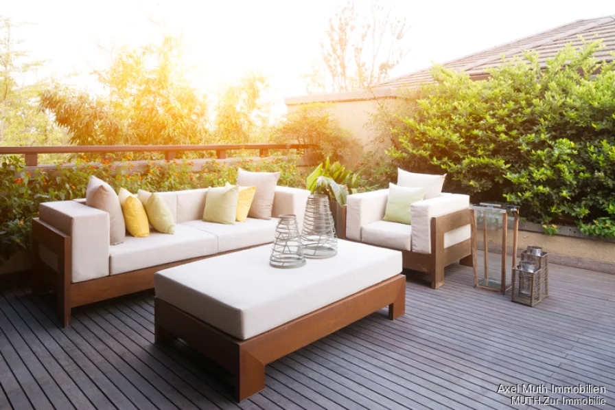 Mit Terrasse - Wohnung kaufen in Sulzfeld - Die Naturverliebte - mit Terrasse und Weitblick