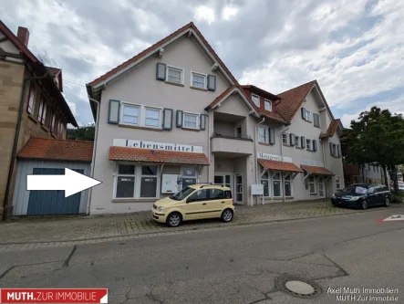 Wohn- und Geschäftshaus - Laden/Einzelhandel mieten in Güglingen / Eibensbach - Repräsentative Gewerbefläche für Büro/Präsentation/Lager zu vermieten