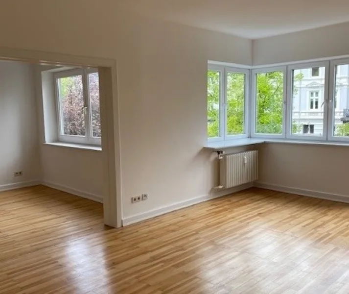 Wohn-/Esszimmer - Wohnung mieten in Hamburg Hohenfelde - Alsternähe! 2-/3-Zimmer-Wohnung mit Balkon  zu vermieten!