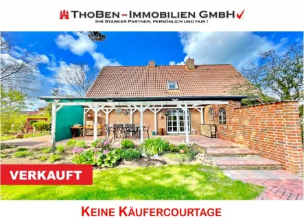 Hauptbild - Haus kaufen in Struvenhütten - VERKAUFT --- "OASE" IN LÄNDLICHER IDYLLE BEI HAMBURG !!! 1897 m² GRUNDSTÜCK INKLUSIVE !!!