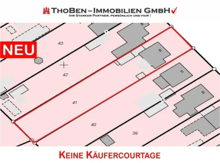 Hauptbild - Grundstück kaufen in Neumünster - BAUGRUNDSTÜCK - 959 qm mit Altbestand