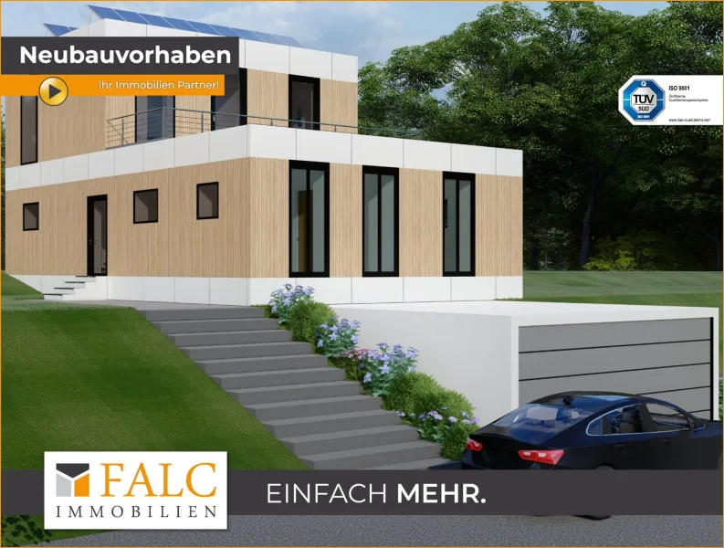  - Haus kaufen in Pforzheim / Würm - Traumhafte Aussicht im KfW 40 Neubau