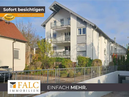 Herzlich Willkommen - Wohnung kaufen in Hemmingen - 2,5-Zimmer-Wohnung mit Garten und Duplex Stellplatz