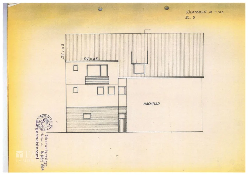 Süden-Gartenasicht, Bidechinger Steige 7 