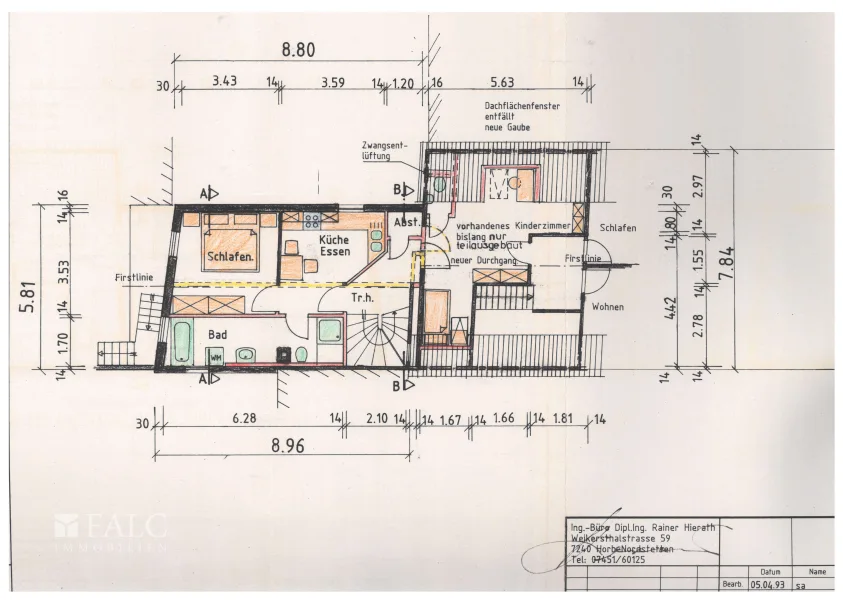 im Vorderhaus 1. OG