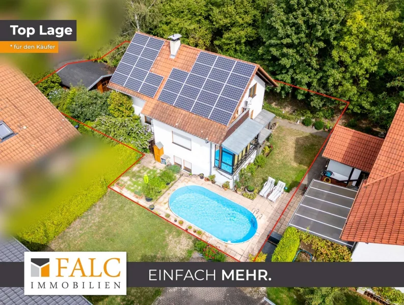 DJI_0642-1 - Haus kaufen in Weil am Rhein - Traumhaus mit Einliegerwohnung, Pool und Garten wenige Meter von der Schweizer Grenze