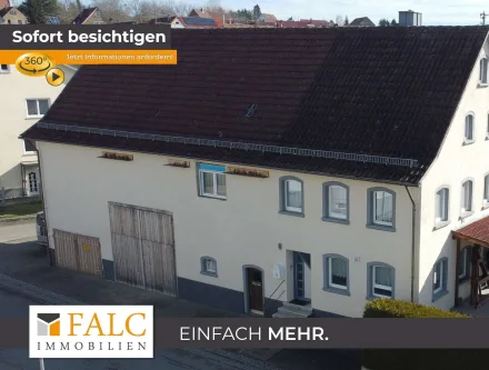 falc-overlay-image-[TIME] - Haus kaufen in Herbertingen - *RESERVIERT* Modernisiertes Bauernhaus mit neuem Wohlfühlbad! 3D-Rundgang - Jetzt besichtigen!