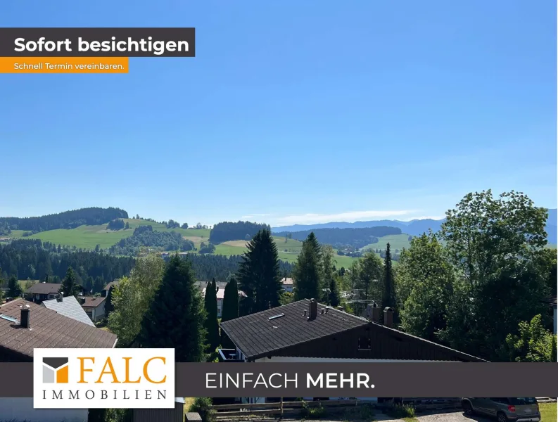 falc-overlay-image-[TIME] - Wohnung kaufen in Oberreute / Irsengund - Atemberaubend dieser Ausblick - wohnen wie im Urlaub, das haben Sie sich verdient