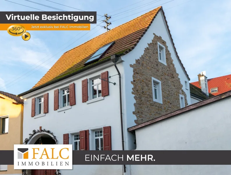 Außenansicht - Haus kaufen in Gönnheim - Einfamilienhaus mit umfangreicher Nutzfläche