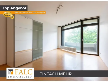 falc-overlay-image-[TIME] - Wohnung kaufen in Mannheim - Frisch renoviertes 1-Zimmer-Appartment im Collini-Center in Mannheim