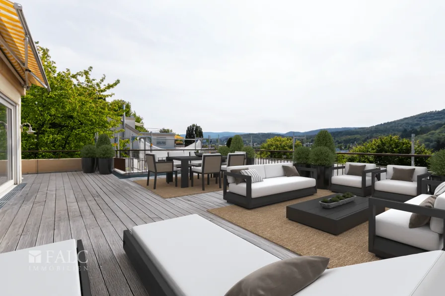 Terrasse visualisiert