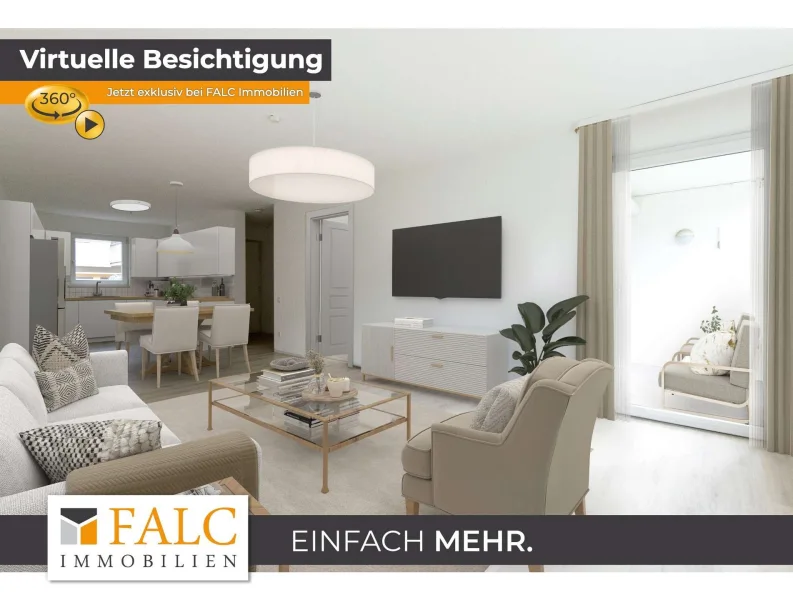 falc-overlay-image-[TIME] - Wohnung kaufen in Hockenheim - Sofort einziehen: Barrierefreie 2-Zimmer-Wohnung mit Balkon in Hockenheim