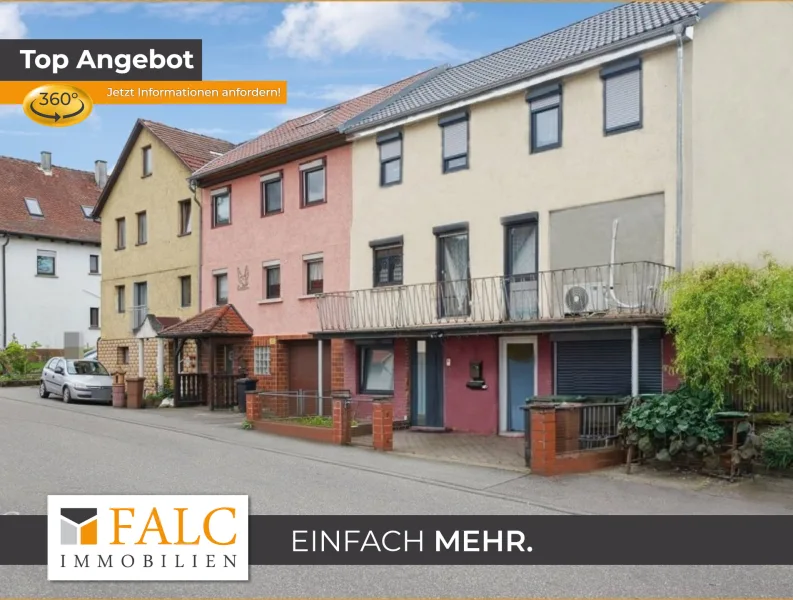 Titelbild - Haus kaufen in Bretzfeld / Unterheimbach - Happy (Reihen-)End - FALC Immobilien