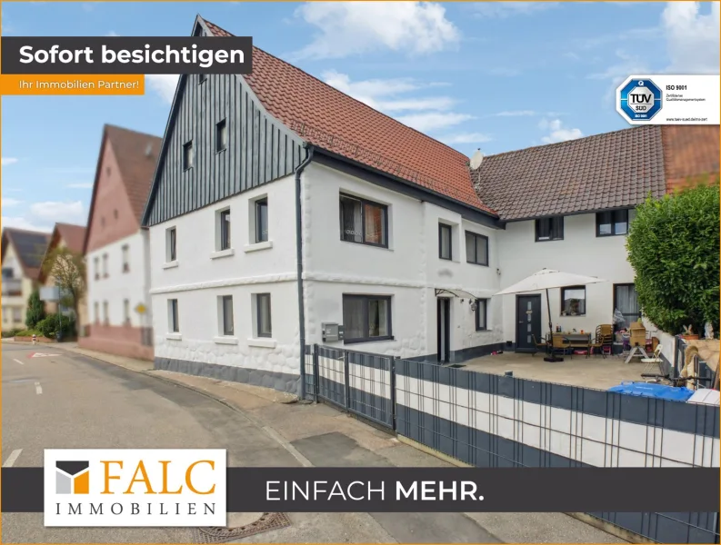 Herzlich Willkommen ! - Haus kaufen in Gundelsheim - Gepflegtes und renoviertes Zweifamilienhaus