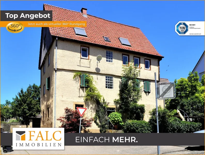  - Haus kaufen in Neuenstadt am Kocher / Bürg - Vielfältigkeit auf 10 Zimmern - FALC Immobilien Heilbronn
