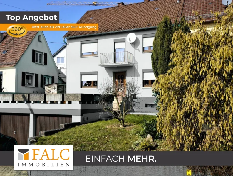  - Haus kaufen in Heilbronn / Biberach - Gemütlichkeit hat eine Postleitzahl - FALC Immobilien