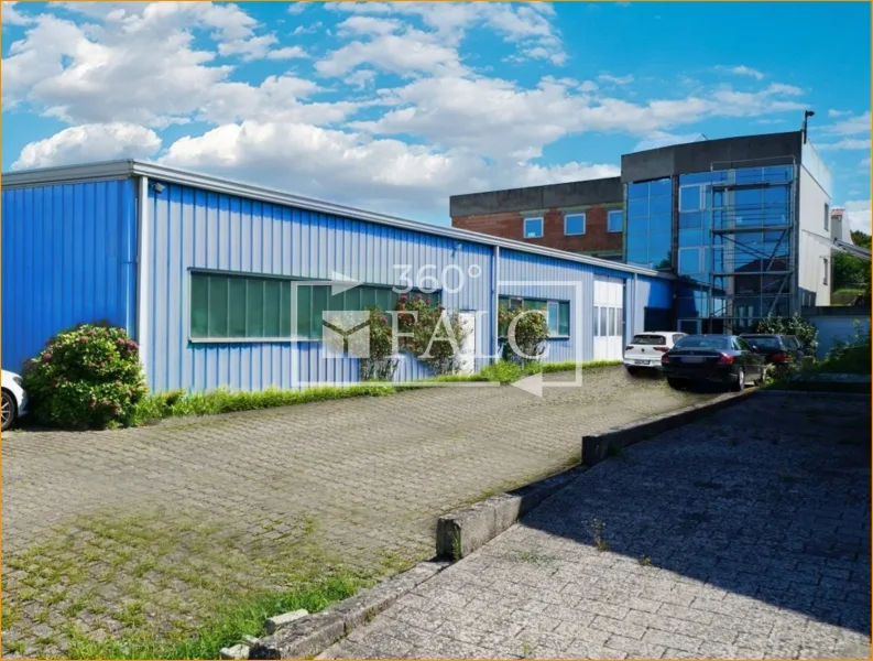  - Halle/Lager/Produktion kaufen in Lauffen am Neckar - Lager- und Produktionshalle plus Wohnhaus, insgesamt über 1.050 m² ! - FALC Immobilien Heilbronn