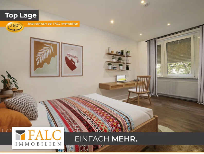 Titelbild - Wohnung kaufen in Stuttgart - Drei Zimmer gehen immer - Moderne Studentenwohnung im Herzen Stuttgarts - FALC Immobilien Heilbronn