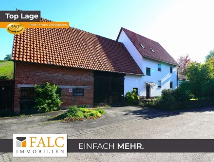  - Haus kaufen in Obersulm - Ehemaliges Landwirtshaus mit Scheune in perfekter Lage in Obersulm! - FALC Immobilien Heilbronn