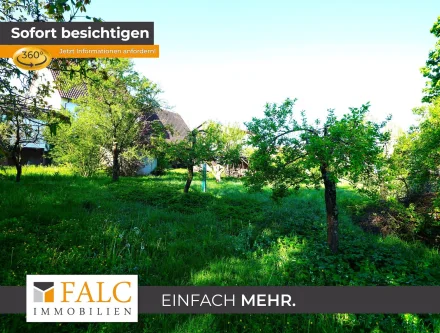  - Grundstück kaufen in Obersulm - *BAUPLATZ* XXL-Grundstück zum Bebauen in idyllischer Lage in Obersulm! - FALC Immobilien Heilbronn