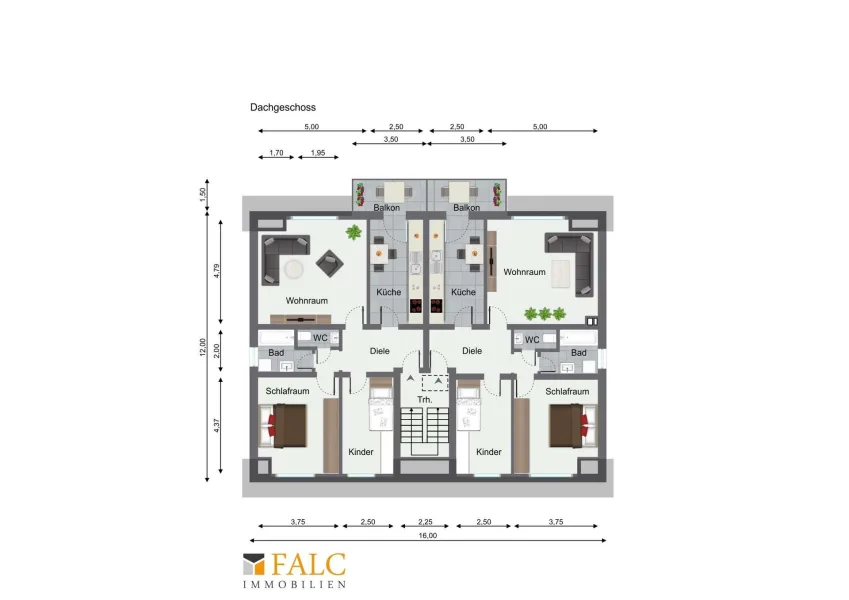 Dachgeschoss Haus 3