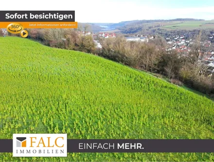 Ihr neues Grundstück - Grundstück kaufen in Möckmühl - *BAU MICH* Der vielleicht beste Bauplatz! - Riesen Grundstück! - FALC Immobilien Heilbronn