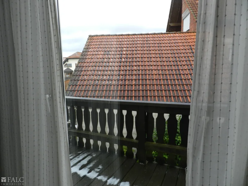 Zugang Wohnzimmer zum Balkon