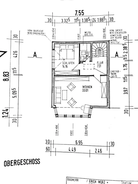 Grundriss-Obergeschoss