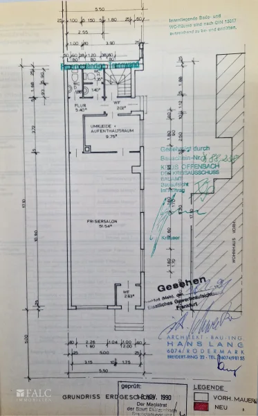 Grundriss-Gewerbeeinheit