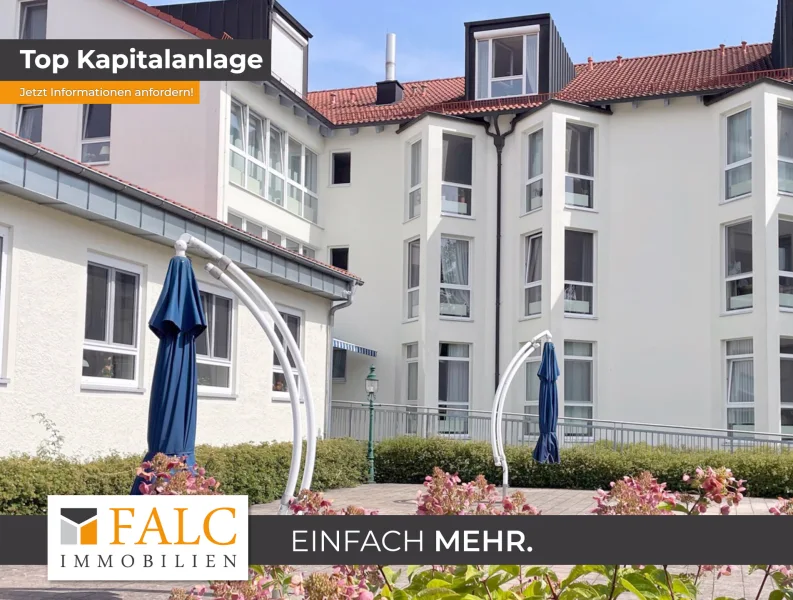 Innenhof - Wohnung kaufen in Siegenburg - Pflegeapartment als Altersvorsorge und Kapitalanlage