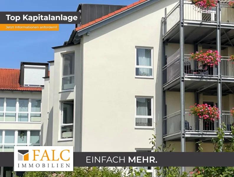 Hausansicht - Wohnung kaufen in Siegenburg - Pflegeapartment als Altersvorsorge und Kapitalanlage