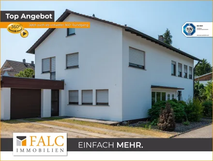  - Haus kaufen in Linkenheim-Hochstetten / Hochstetten - 2 Familienhaus auf großem Grundstück !